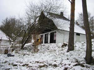 De vakantiewoning in de winter