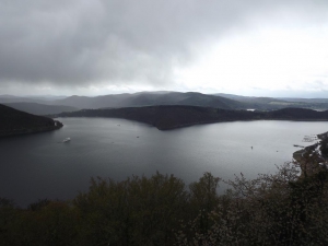 De Edersee vanuit Schloss Waldeck