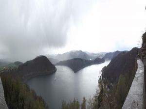 Panorama over de Edersee